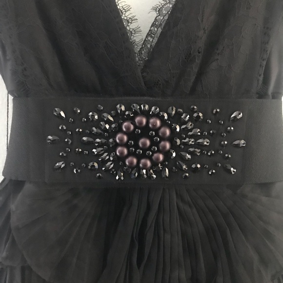 Black BCBG MAXAZRIA Dress Size 0 - Picture 3 of 8